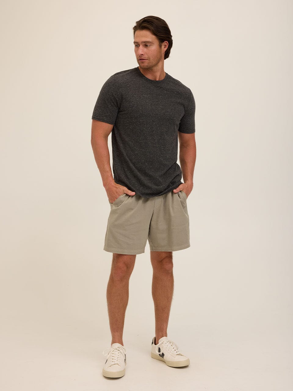 Men's Core Triblend Jersey Crew Neck Tee