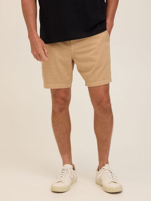 Dylan Herringbone Twill Short