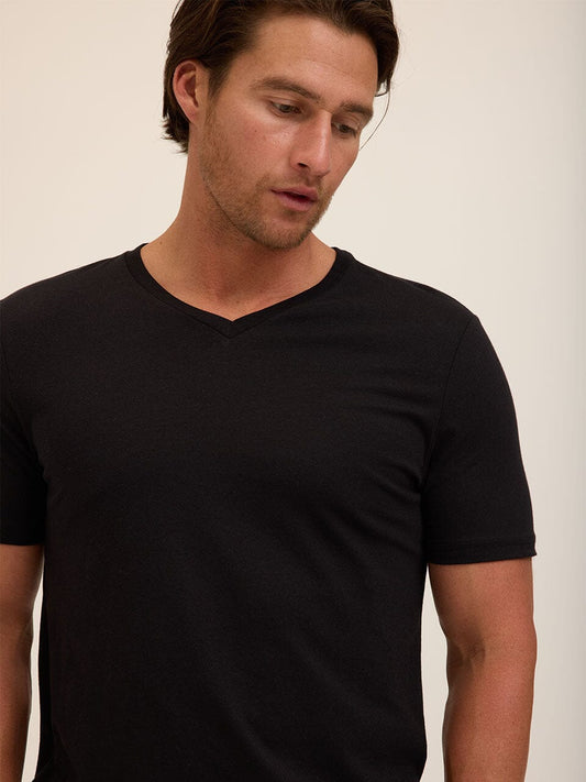 Everyday Triblend Jersey V-Neck tee