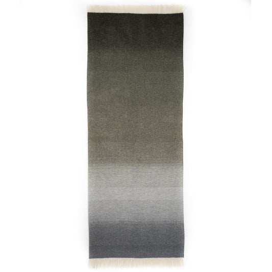 Whisper Ombre Merino Wool Throw – Moss