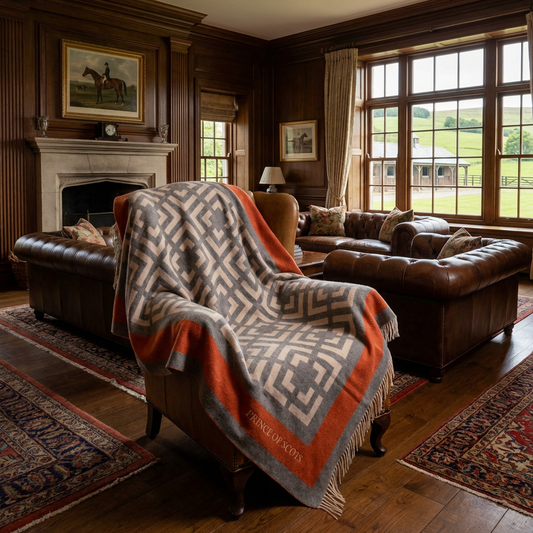 The Champion Links Throw – Extra-Fine Italian Merino Wool
