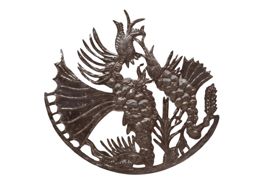 Ancient Dragons Limited Edition 22x21.5 Haitian Art
