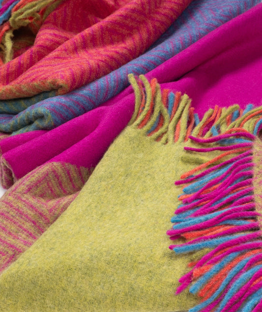 Southampton Home Merino Wool Throw – Block Brilliant