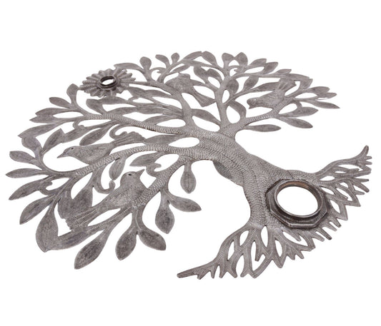 One-of-a-Kind 23" Haitian Metal Tree of Life – Handcrafted