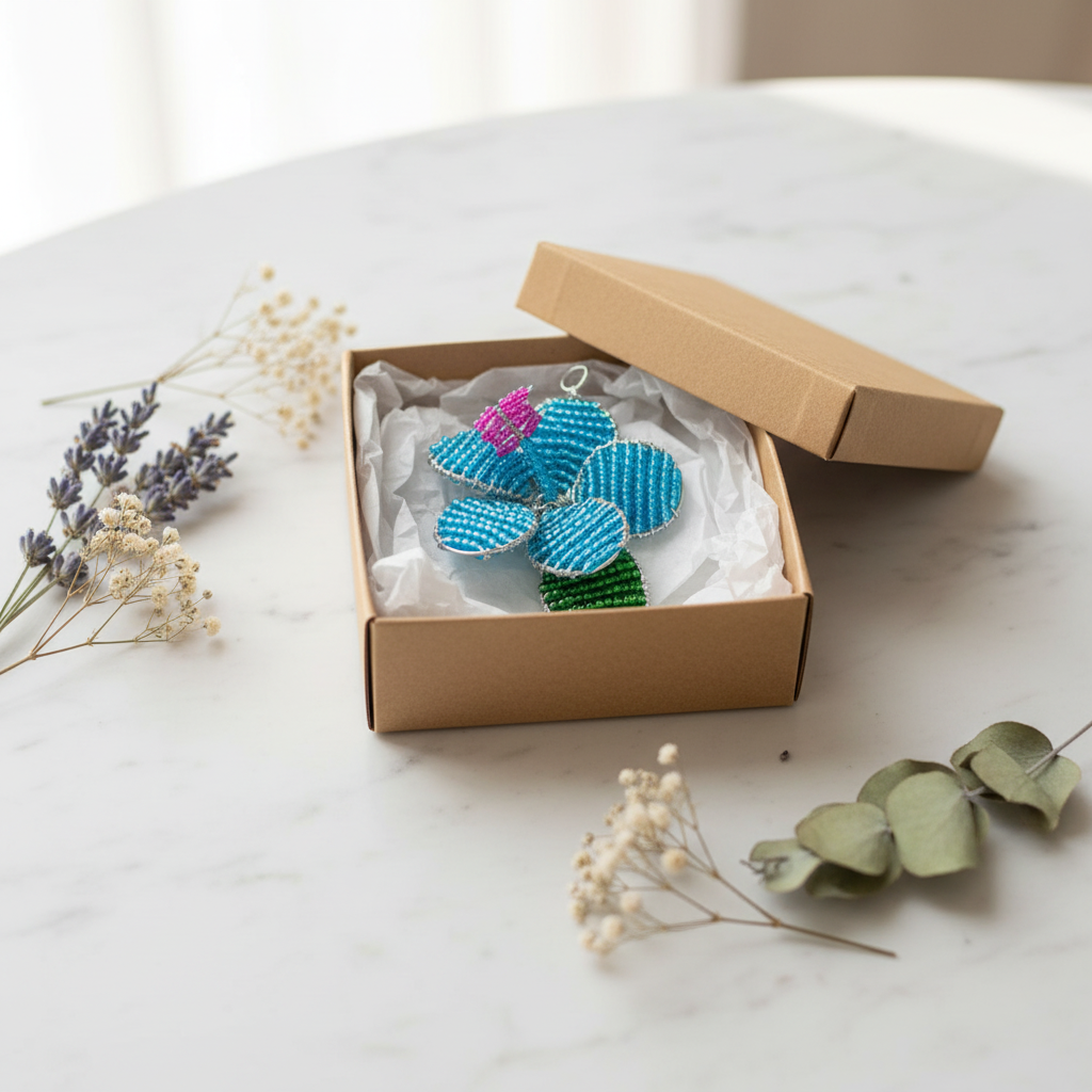 Hibiscus Keyring (Set of 6)