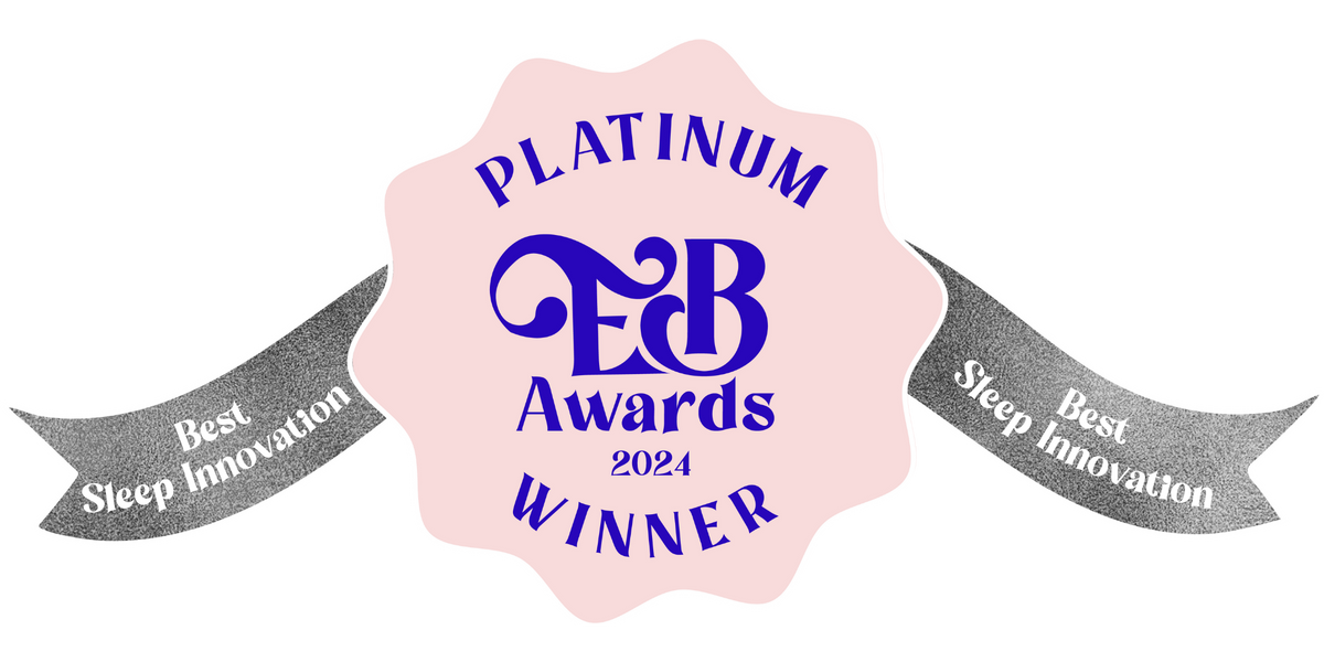 Platinum EB Awards 2024 winner badge with pink background and purple text.