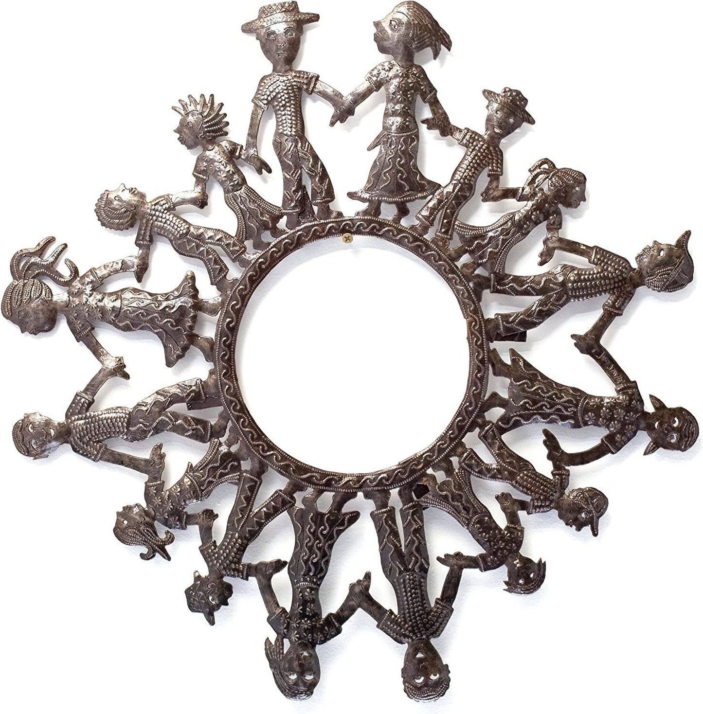 World's Future, Children's Wall Metal Frame 21"X21"
