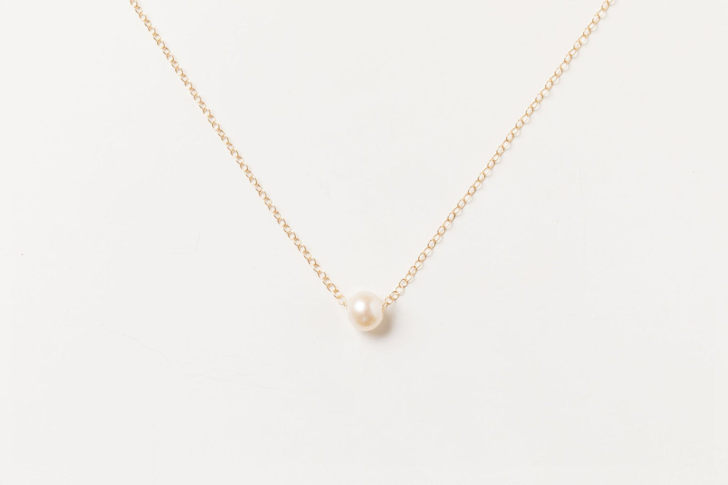 Grit Pearl Necklace | Gold Fill