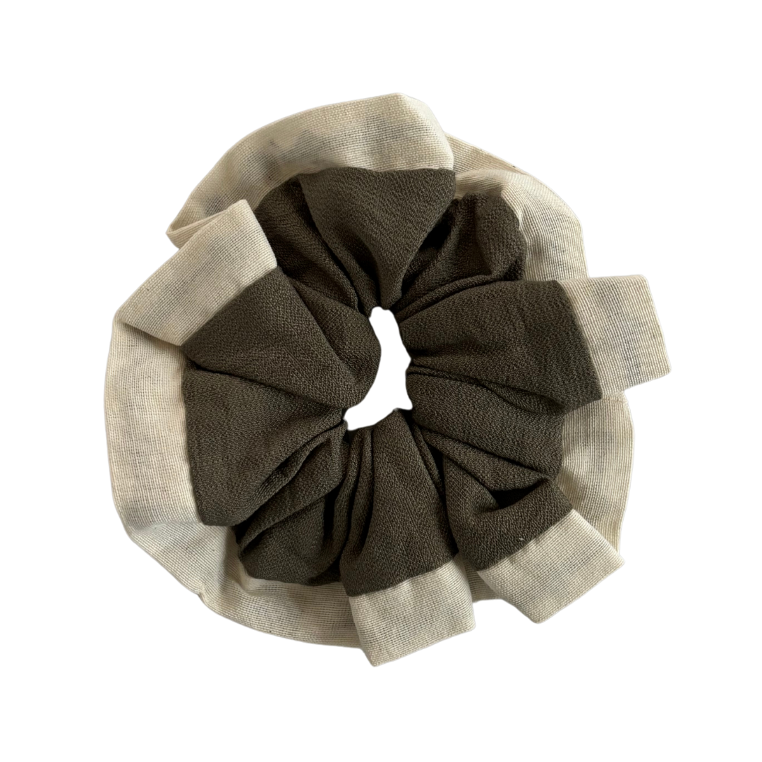 Amira Scrunchie - Taupe