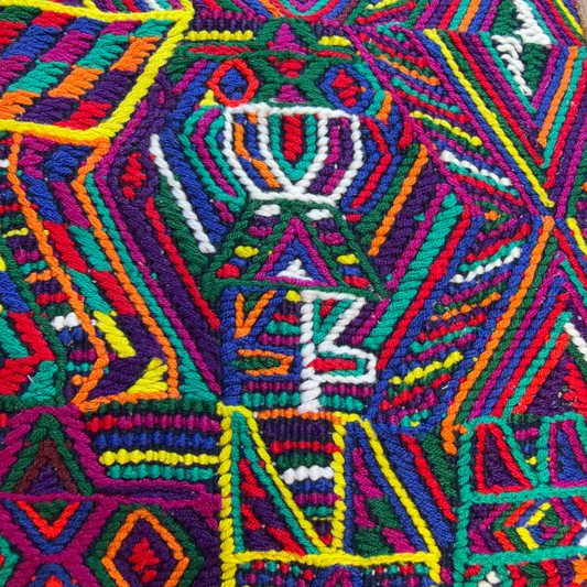 Huipil Mini-Weekender - Handwoven Travel Bag