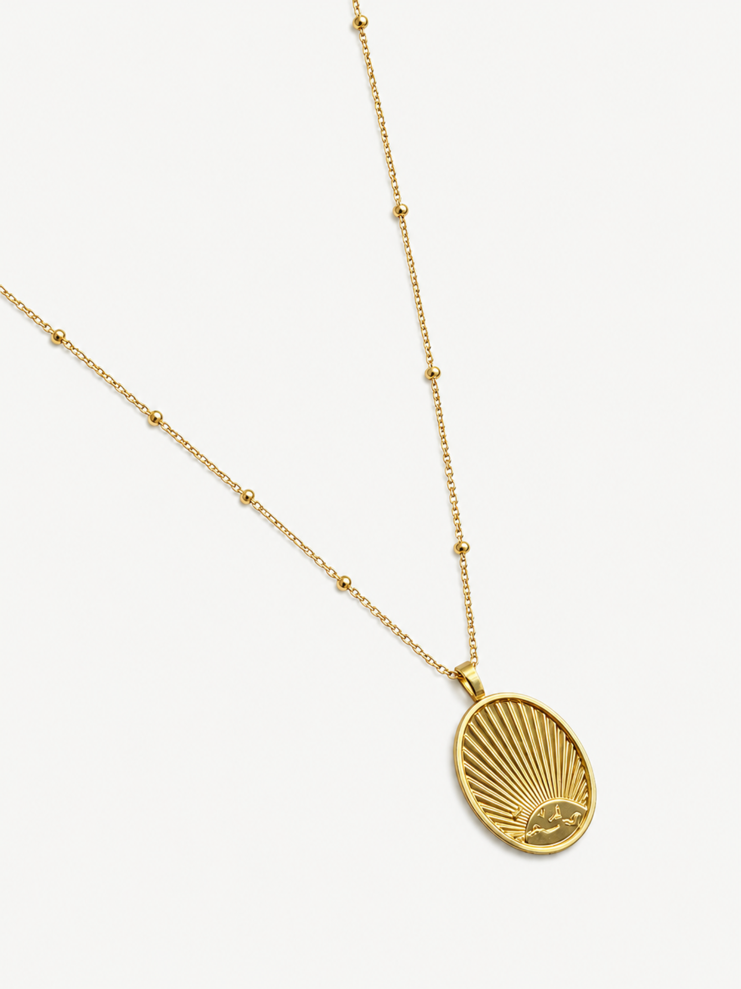 Gold Vermeil Medallion Necklace – Birds | No More Nobody