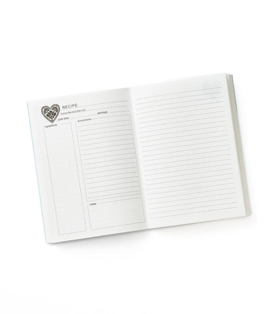 Khaana Recipe Journal Light Blue 5x7