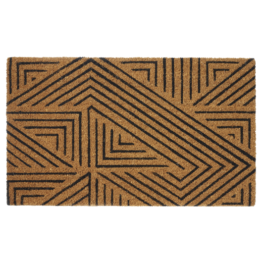 Tokyo Black Coir Doormat