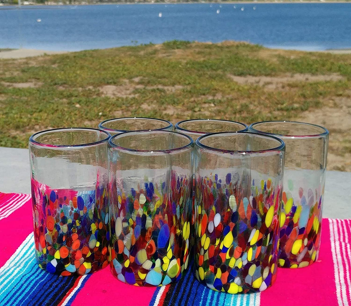 Confetti Carmen Drinking Glasses - Set of 6