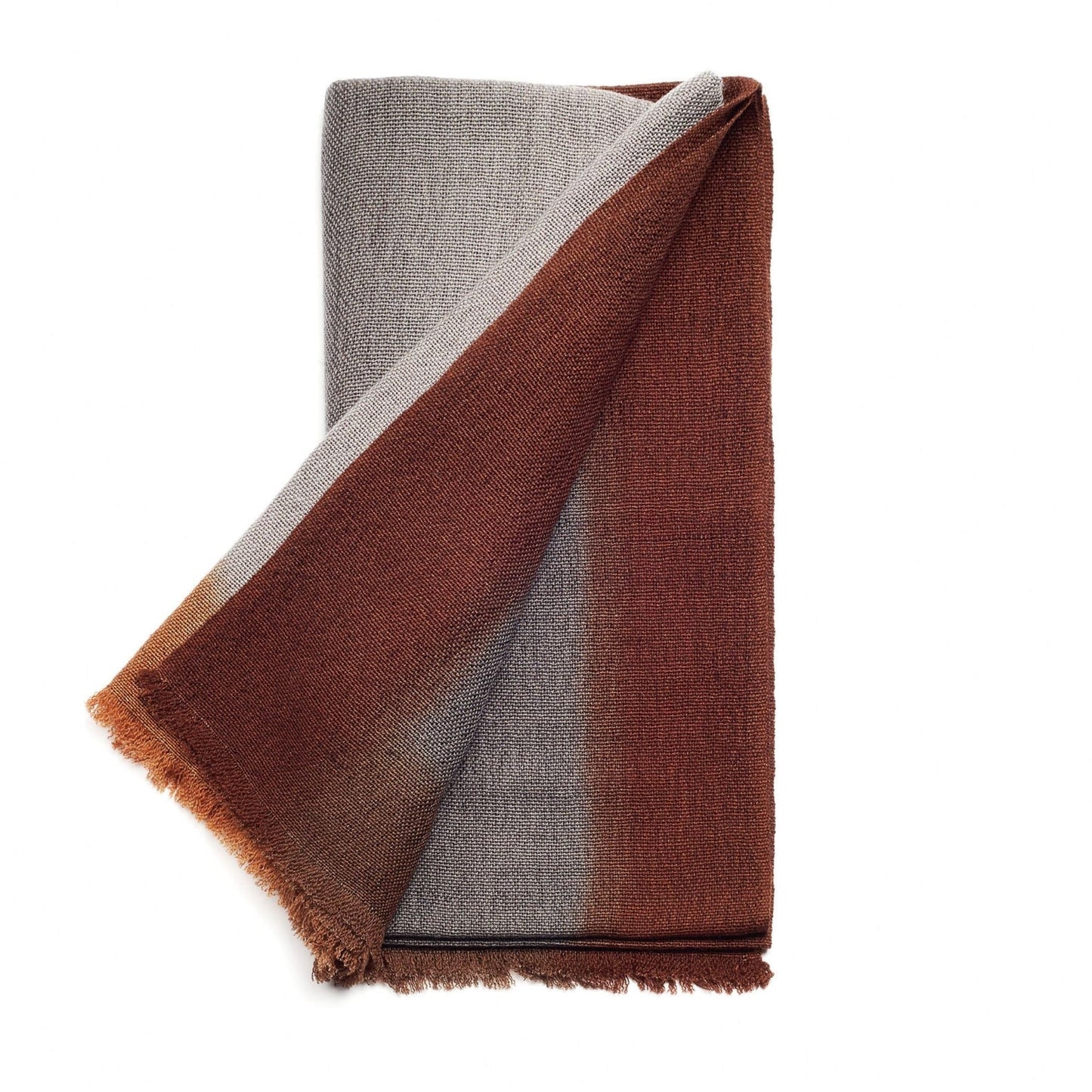 Moonstruck Blue Gray Handloom Handspun Merino Throw