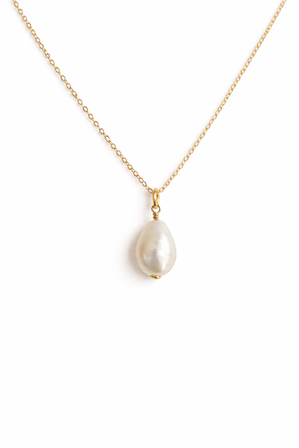 Baroque Pearl Necklace | Gold Fill
