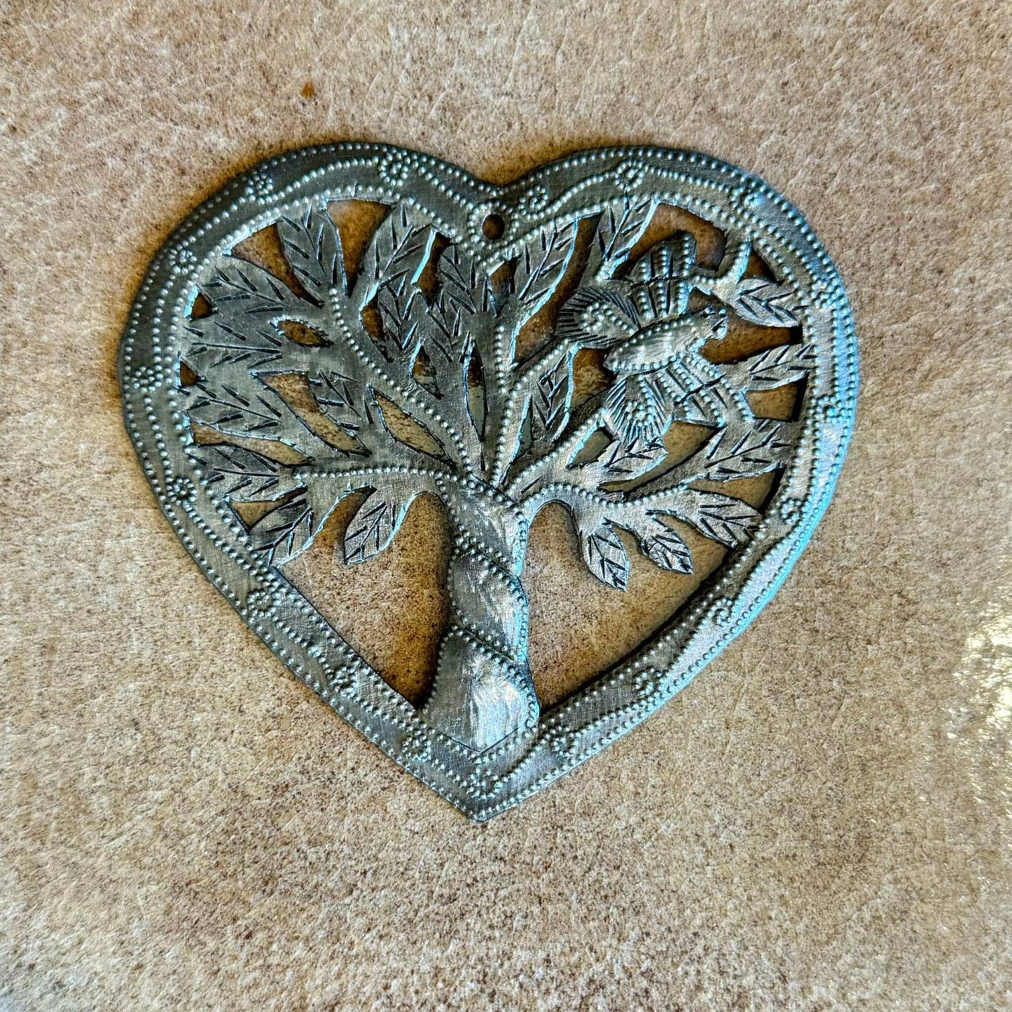 Tiny Tree Ornament with Butterfly – Handmade in Haiti |