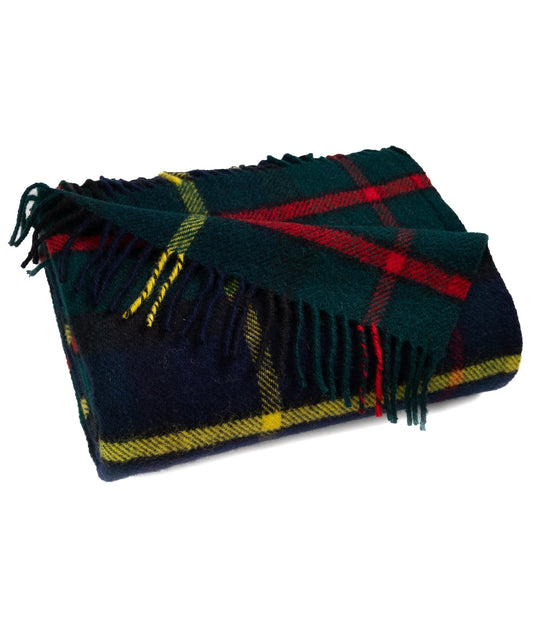 Highland Tweeds Pure New Wool Fluffy Throw ~ Hunting McLeod ~