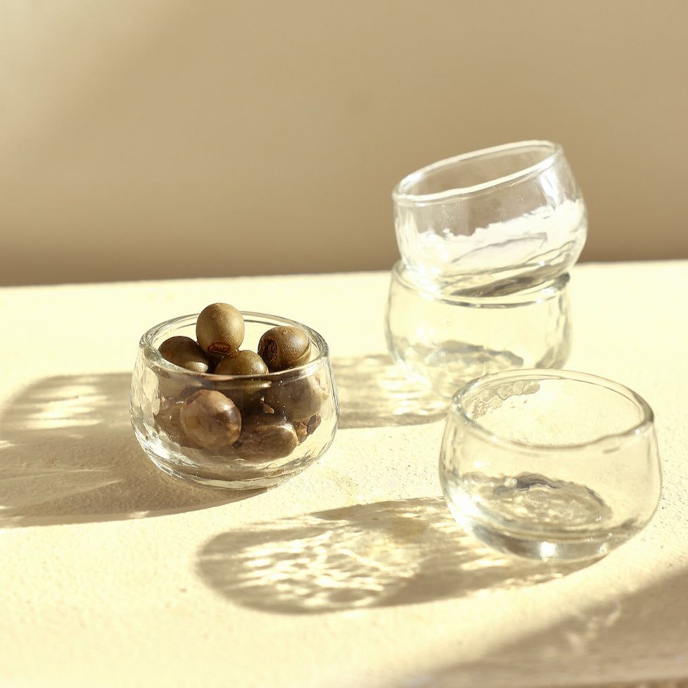 Pebbled Condiment Bowls - Set of 4