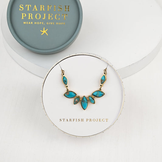 Boundless Voyage Turquoise Emperor Stone Necklace