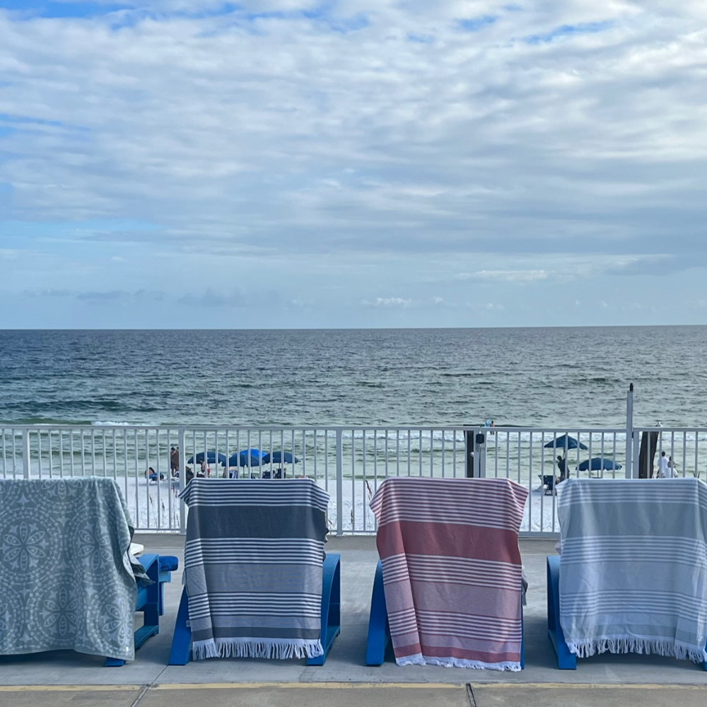 100% Organic Cotton Sunset Beach Towels