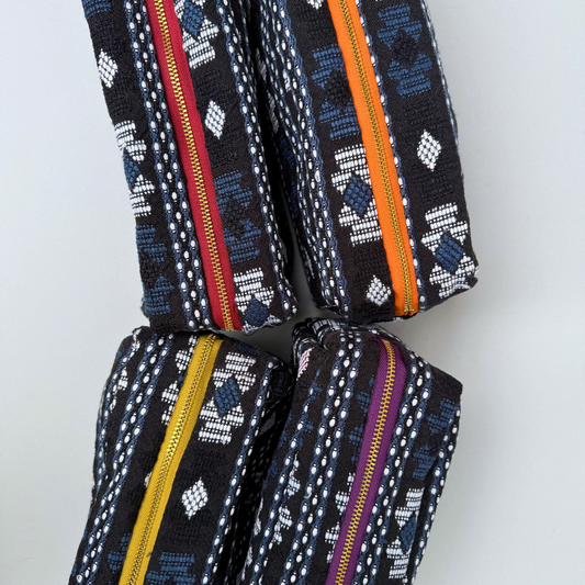 Handwoven (and Spill Proof) Cosmetic Travel Bag
