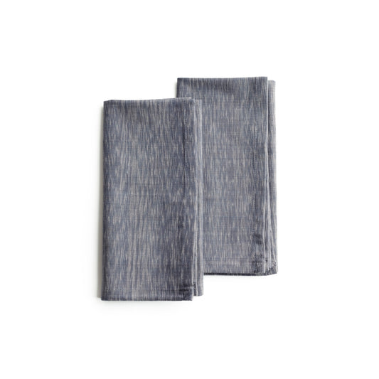 Handwoven Organic Cotton Napkins, Set of 2 | 20" × 20" | Fair Trade | Timeless