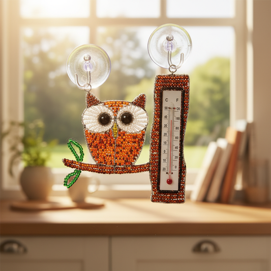 Thermometer, Owl (Set of 2)