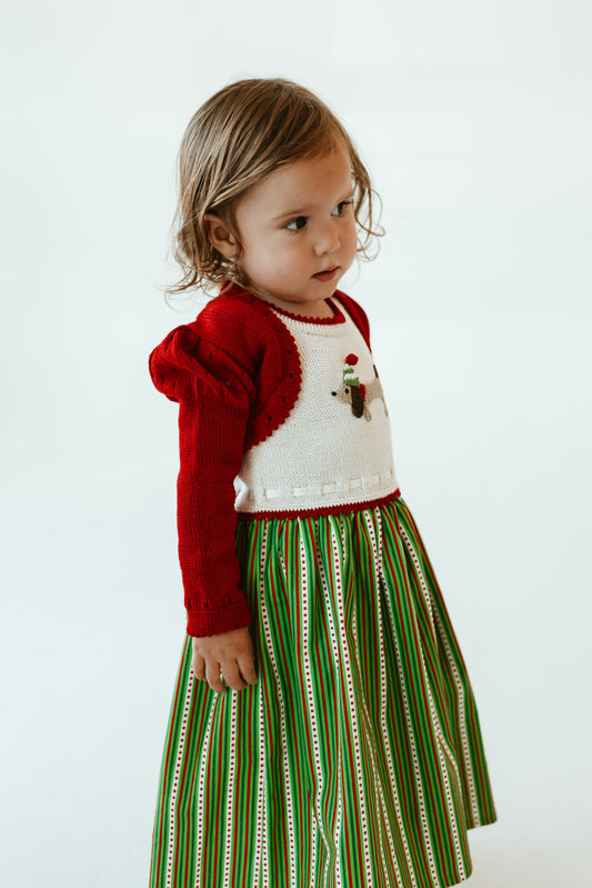 Red Bolero Cardigan