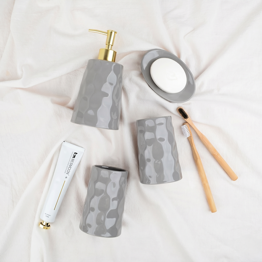 BosilunLife Bring Nature Inside Liquid Bathroom Set Recycled Eco-Clay