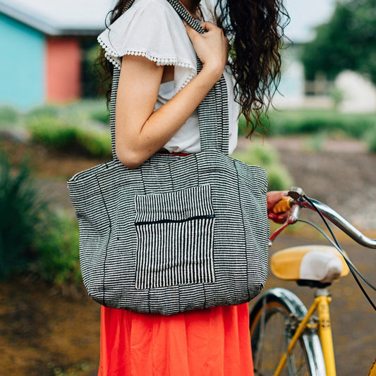 Cotton Weave Tote to Go