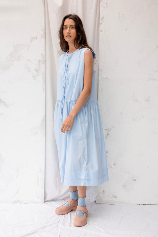 Frankie Dress | Sky Blue - ReCreate Clothing