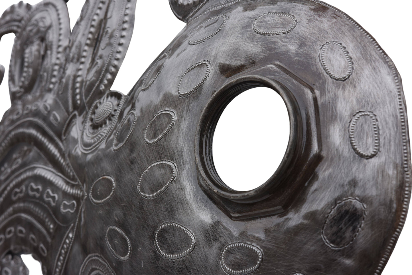 Upcycled Drum Octopus Sea Wall Hanging Art, Nautical Theme