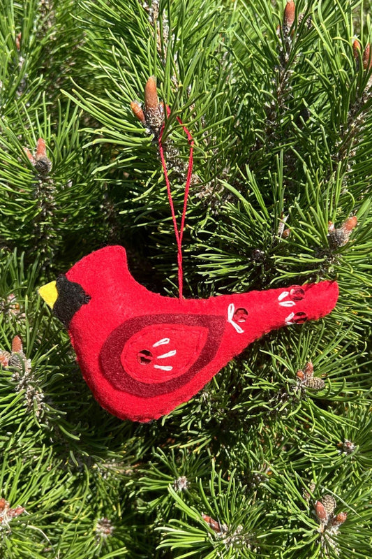 S/3 Cardinal Ornaments