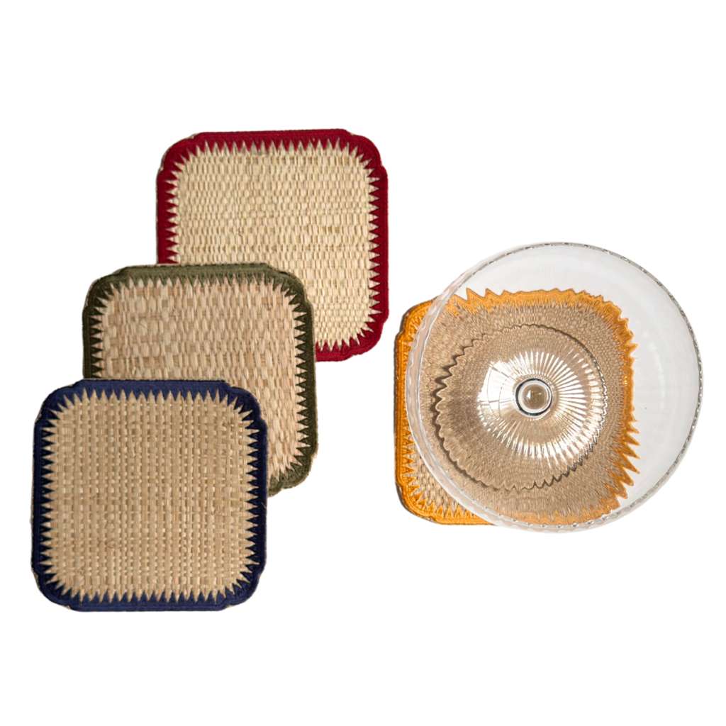 Buriti Stitch Coasters (Set of 4)