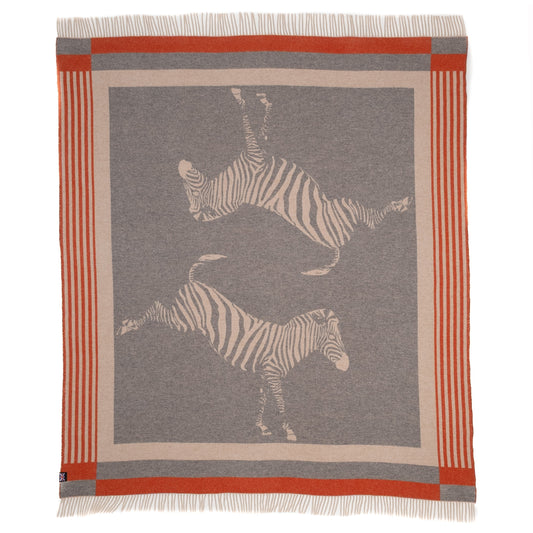 Savanna Equestrian Reversible Throw – Extra-Fine Italian Merino Wool