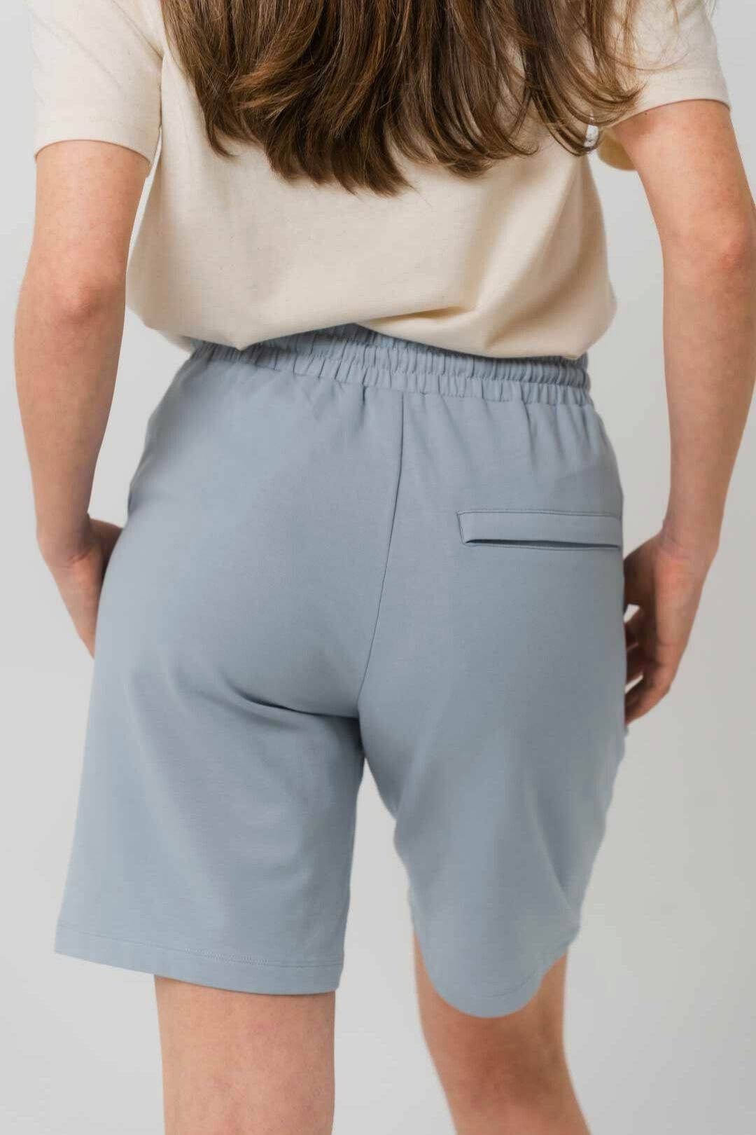 Pantalón corto Tencel - Azul Cielo