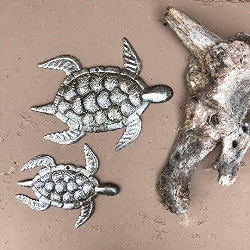 Sea Turtle Family, Set of 3, Swimming Right