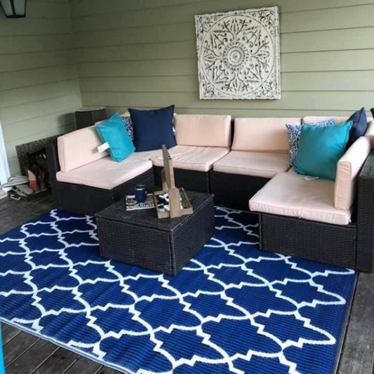 Casa Blanca Blue & White