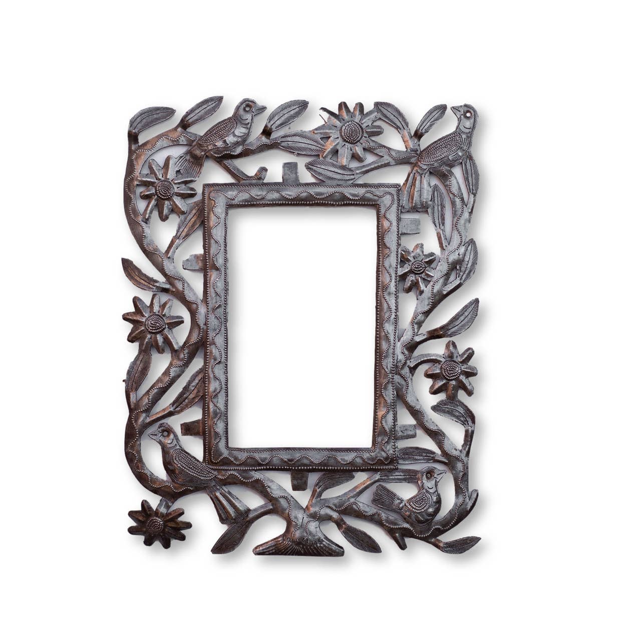 Haitian Metal Frame, Upcycled, Tree of Life, 11" x 14"