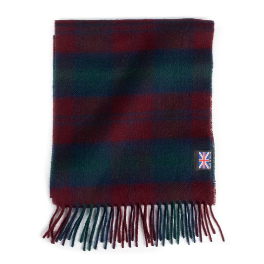 Prince of Scots Merino Lambswool Tartan Scarf (Lindsay)