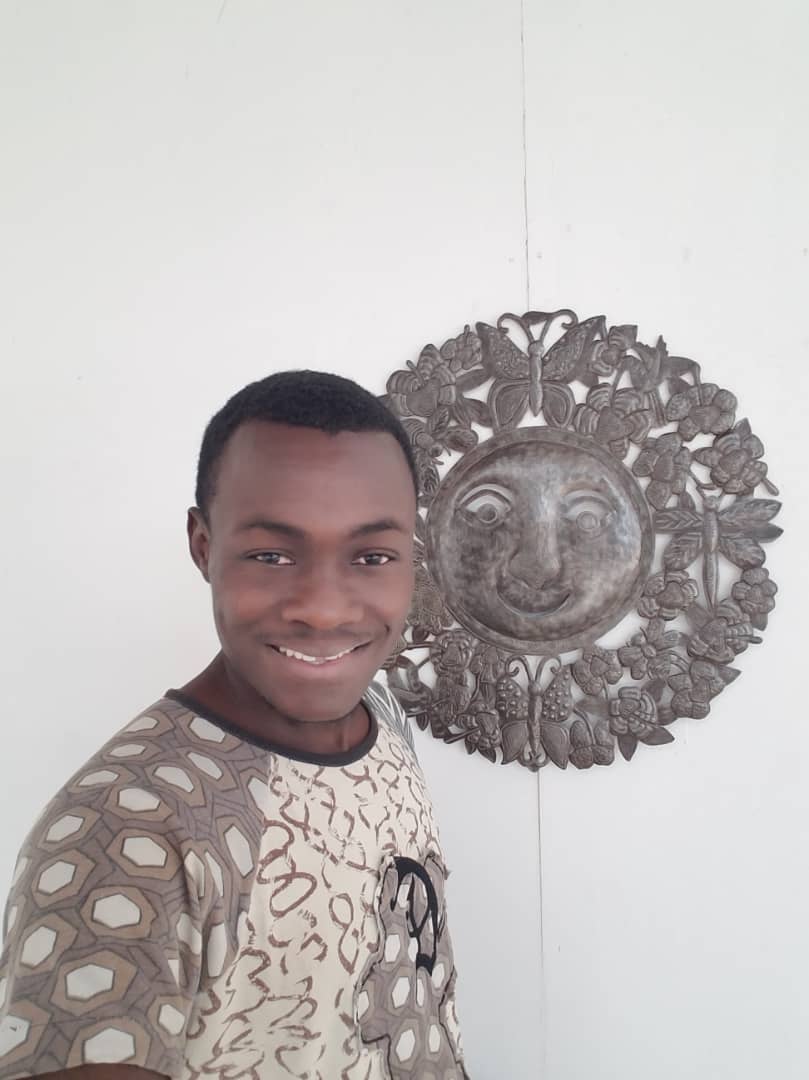 Haitian Metal Sun Wall Art – Happy Face | Fair Trade