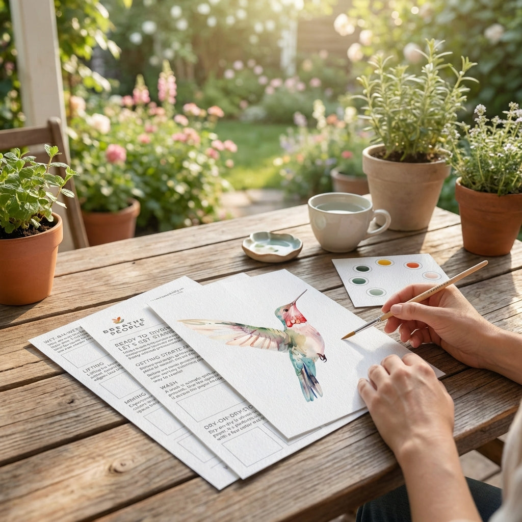 Hummingbird All-In-One Watercolor Kit