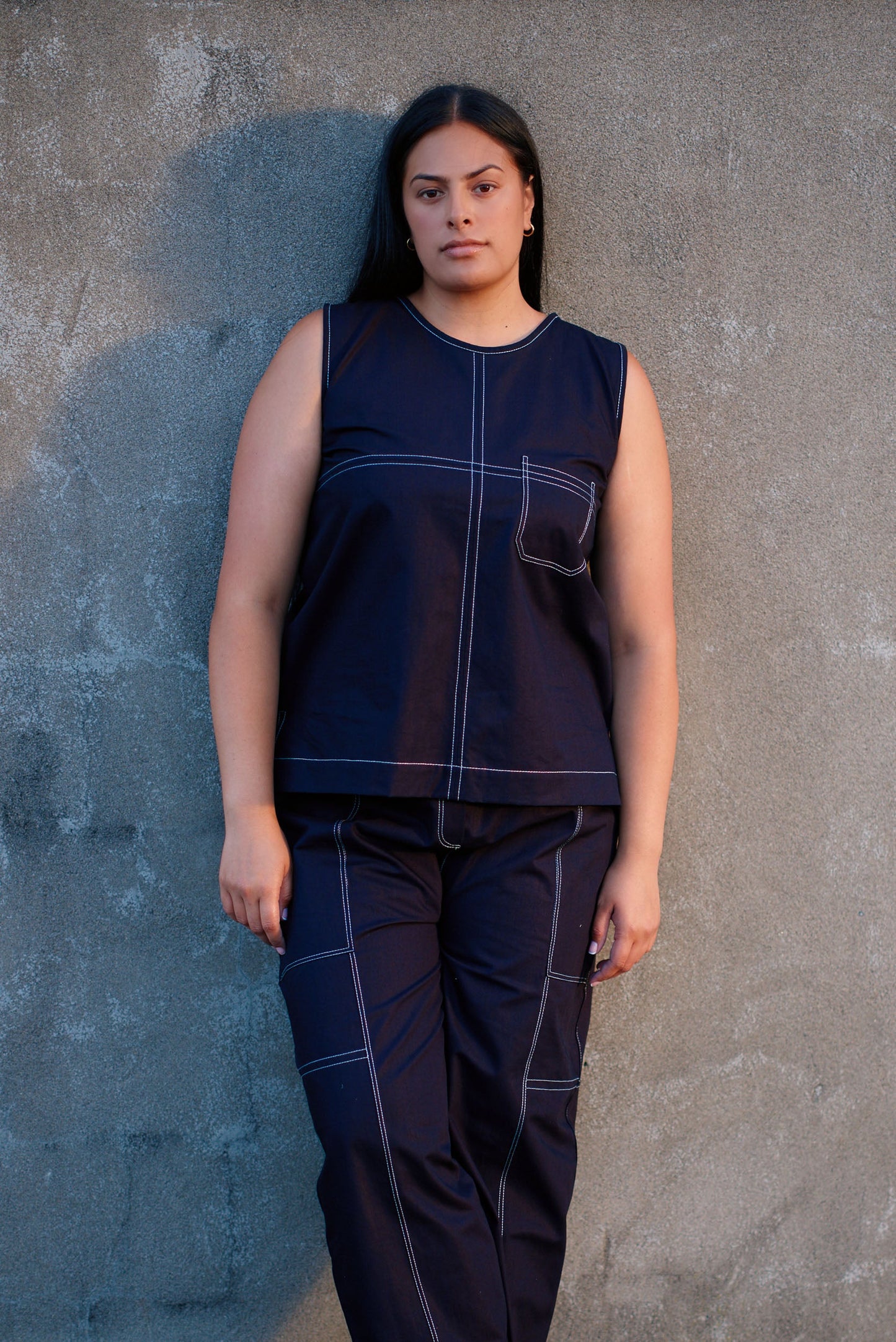 Upside Top | Indigo