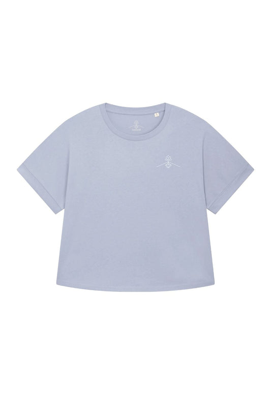 Camiseta orgánica - Azul Neblina