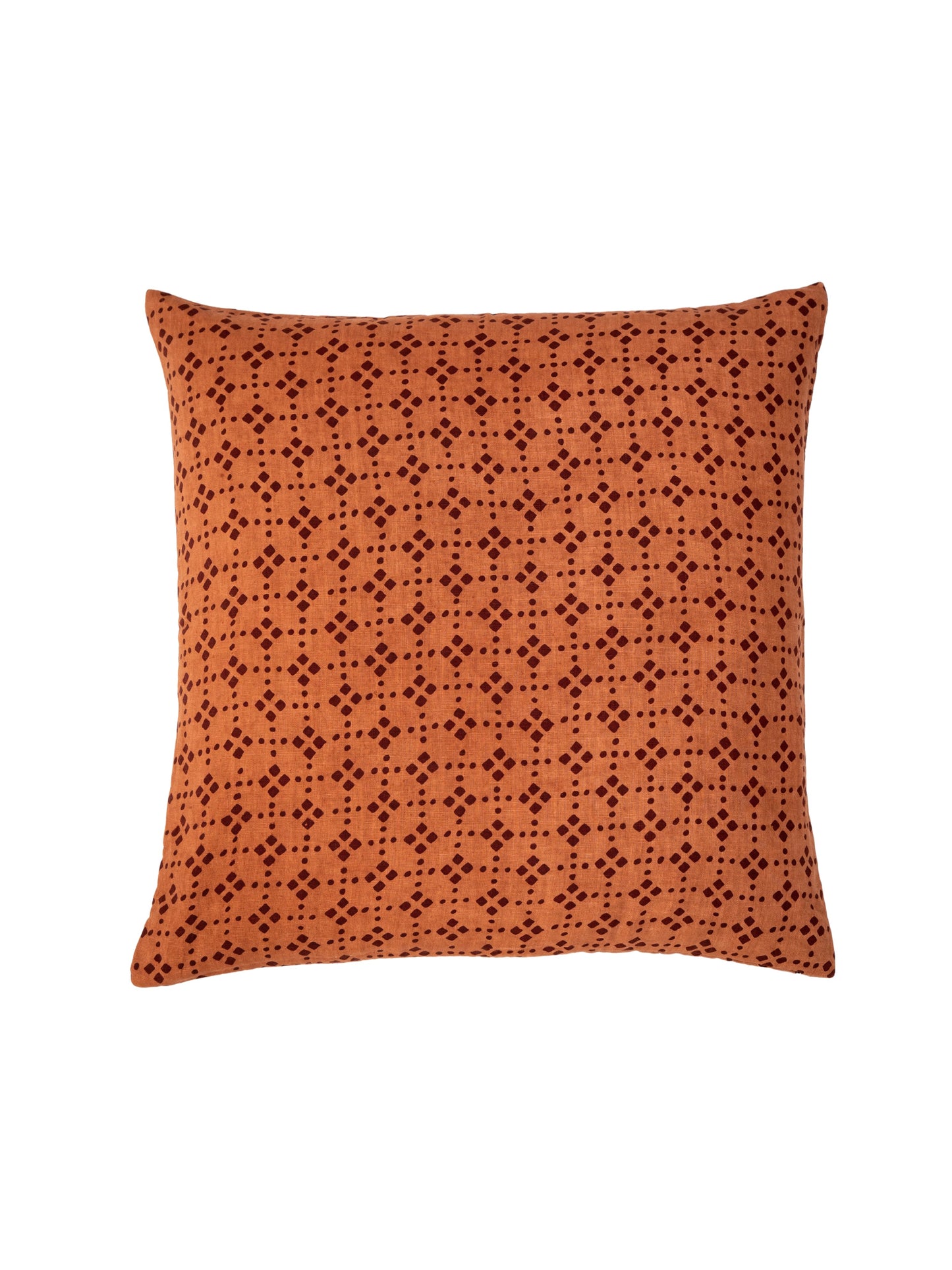 Anjali Dots Cinnamon/Brown Decorative Pillow Cover