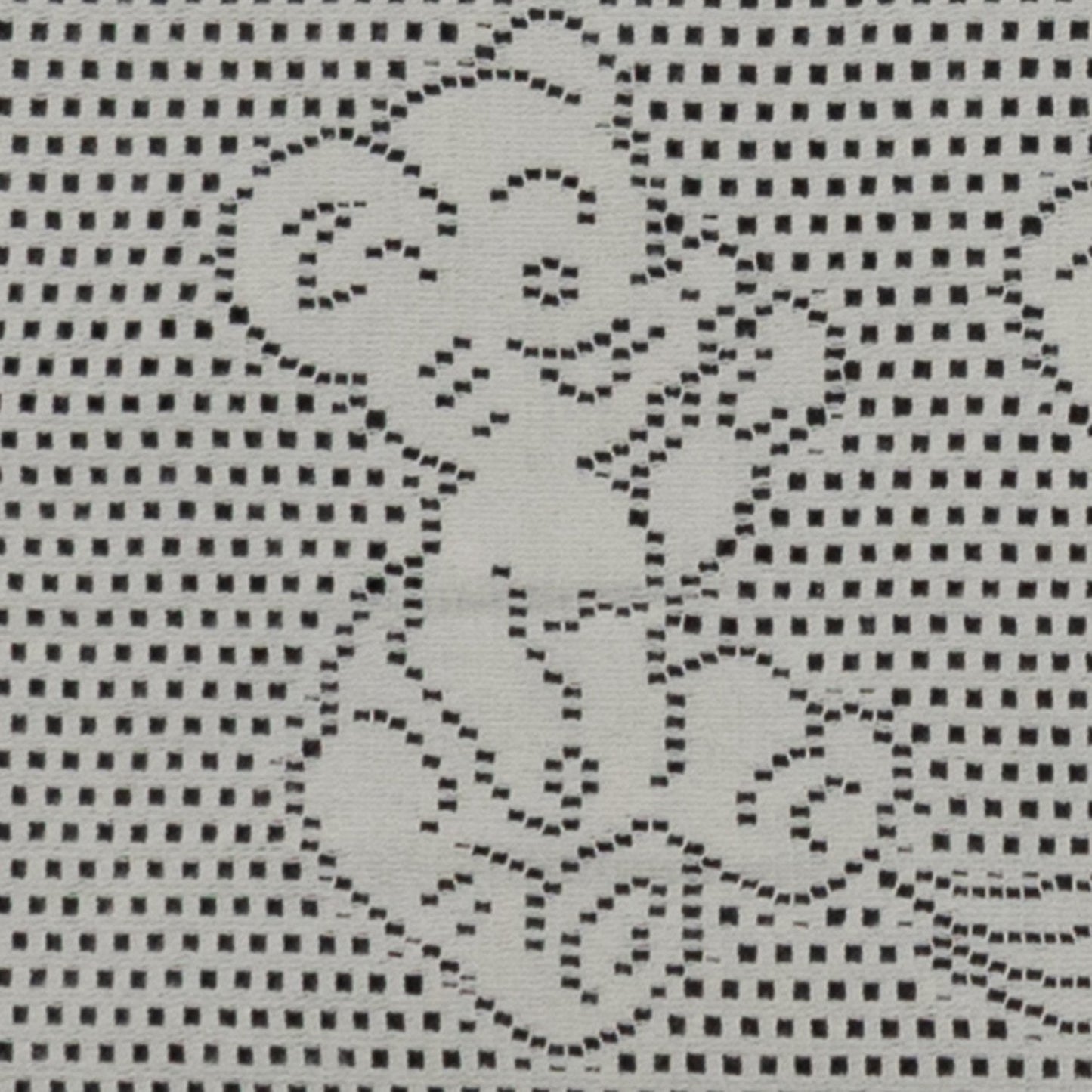 Southampton Home Lace Weave Teddy Bear Baby Blanket ~ Ivory ~