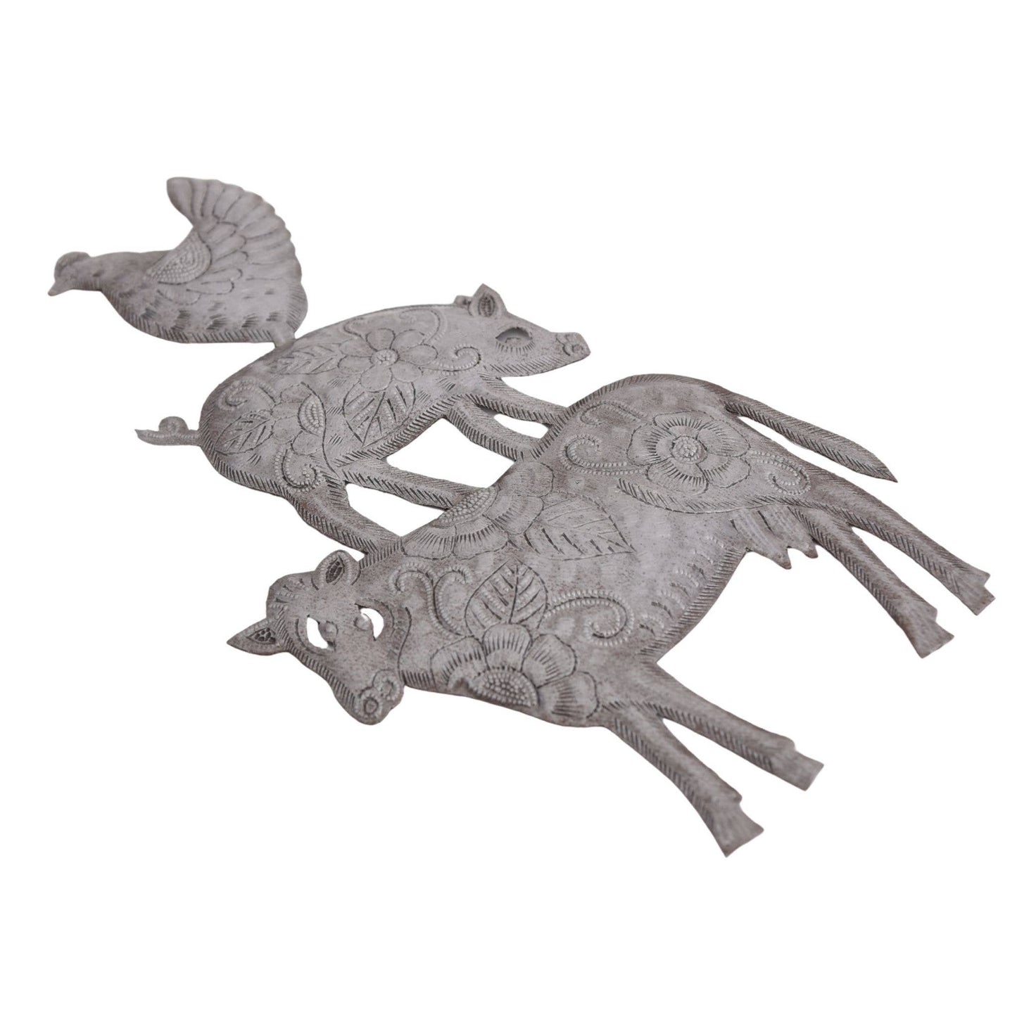 Animals of Brennen Wall Décor – Handmade in Haiti | Recycled