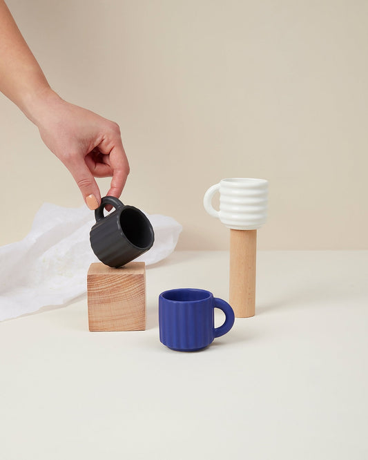 Ripple Espresso Cups Set of 2