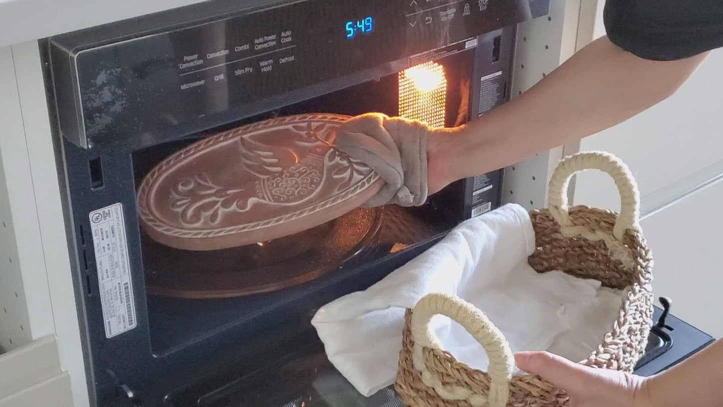 Bread Warmer & Basket - Owl Round